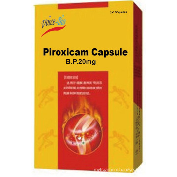 GMP piroxicam capsules for menstrual cramps